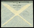 Palestine 1937 Airmail - Klm - Multipe-franking Cvr From Jaffa To Copenhagen  Dk