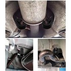 Exhaust Rubber Hanger  2 Holes 11mm  0 43inch Universal Insulator Muffler Hanger