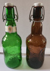 2 Grolsch Swing Top Empty 15 2 Oz  Beer Bottles  Green    Brown 