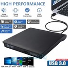 Slim External Cd dvd-rw Drive Usb 3 0 Player Writer Burner Reader For Laptop Pc