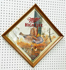 Miller High Life Beer Diamond Wildlife Series Mirror Sign-grouse-   first Flush   