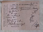 Five Antique  1921 Prescriptions -  Opium  Poisons