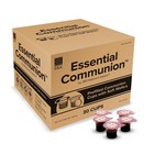 Disposable Communion Cups   Wafer Set - Concord Grape Juice  30 Count For Church