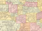 1911 Antique New Mexico State Map Gallery Wall Art Map Of New Mexico Map 2595