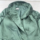 Jj s House Green Satin Collared V Neck Mother Of The Bride Dress Women s Size 8 