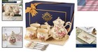 Luxury Vintage Rose Tea Set In Porcelain For Elegant Tea Parties And Gifts