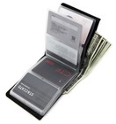 Rfid Blocking Wallet - Leather Business Credit Card Holder Case wallet Insert