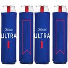 4 Authentic Live Michelob Ultra Slim Can Beer Koozie Coozie Coolie Cooler Golf 
