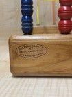 Vintage Anatex Rollercoaster Bead Maze Metal Wood Kids Educational Toy 20  Tall