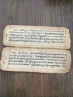 Antique Mongolian Tibetan Buddhist Handwritten Manuscript