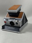 Vintage Polaroid Sx-70 Land Camera Brown Leather Aluminum   Bag   Accessories