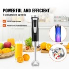 Cordless Hand Immersion Blender 200w 8-speed Rechargeable Handheld Mixer