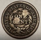 1847 Braided Hair Large Cent Holed