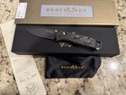 Benchmade Gold Class Bugout 535bk-251 Limited Edition 24kt Gold Plated Hardware