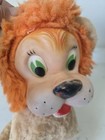 Rare Vintage 1950   s Plush Rushton Lion Rubber Face Toy Retro Plush Estate Find 