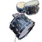 Wfl Drum Set 1957 Barrett Deems Porto-pak Model Black Diamond   22   12   13 