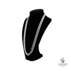 24  3 5mm 316 Stainless Steel Rope Chain Necklace - Durable   Tarnish-resistant