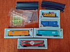 Lot Of Bachmann Ho Scale Electric Train Cars  Track  And Accessories