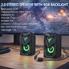 Xtrike Desktop Pc Speakers 2 0 Stereo Gaming Sound System Usb 3 5mm Audio Jack