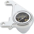 Arlen Ness Oil Pressure Gauge Kit - Radius - Chrome Motorcycle Street 15-658
