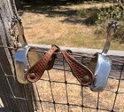 Vintage Silver Spurs With Engraved Silver Overlay