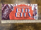Rio Rita Movie Herald 1929 Bebe Daniels John Boles Radio Pictures Wymore Ne Rare