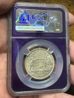 1951 Australia 2 Shillings Florin George Ngc Ms61 -  925 Sterling Silver