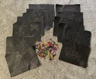 Hasbro Lite Brite 254 Pegs   12 Pattern Pages Pieces No  5455 Vintage W 8 Colors