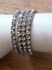 Marysia Designs Rhinestone Silver Cuff Stackable Bracelets Set Of 4 New 