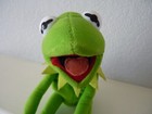 Vintage Muppet Kermit The Frog Plush Toy Poseable 12  Stuffed Animal Nanco
