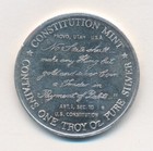 1984 Constitution Mint Honest Value Never Fails 1 Oz 999 Troy Ounce Silver