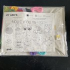 Vtg 1979  sunset Stitchery  2615  My Abc s  16  X 20  Wool Yarn Crewel Kit