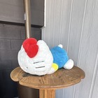 Hello Kitty Hello Kitty Plush Toy  White With Red Bow   Blue Dress