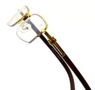 Men  Gold Clear Lens Eyeglasses Hip Hop Metal Migos Small Classic Sunglasses New