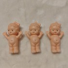 Vintage Kewpie Lot Of 5 Dolls   2 Bottles Hong Kong Celluloid plastic Lot Of 7