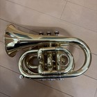 Jupiter Jpt-416 Pocket Trumpet Bb Brass With Case   Mouthpiece