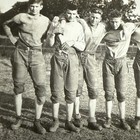 1927 High School Football Team Players Field Vintage Photo Texas Practice