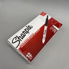 Sharpie Retractable Permanent Markers  Ultra Fine Point  Black  12 Count New