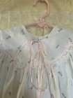 Vintage Kids White And Pink With Lace Trims Dress Size 2t