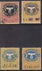 Stamp Germany Revenue Wwii Fascism War Era Medical Insurance Set Used