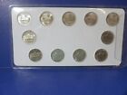 1942-1945 35  Silver Wartime Nickel Set - Bu