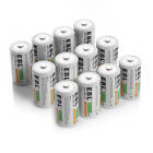 Lot D C Cell Size Rechargeable Batteries High Capacity Nimh  lcd Battery Charger