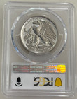 2025-w  25 Palladium Eagle Pcgs Reverse Pr70 First Strike - 1 Oz