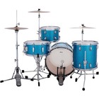 Ludwig Classic Maple Downbeat 3piece Drum Shell Pack  Vintage Aqua Sparkle