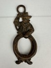 Vintage Cast Iron Door Knocker Western Theme Rare