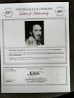 John Entwistle The Who Signed Autograph Photo 8x10 Letter Of Authenticity Ex