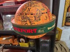 Vtg Special Export Light Up Hanging Rotating World Globe Map Bar Beer Lamp Sign