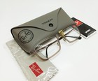 New Ray Ban Rb7038 5457 53 Eyeglasses Lightray Matte Clear Brown Frames Demo Rx