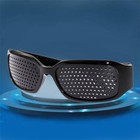 10pcs Pinhole Glasses Black Eyesight Improvement Vision Care Exercise Eyewear