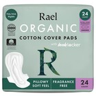 Extra Long Overnight Organic Cotton Sanitary Pads For Women - 24 Count Pack